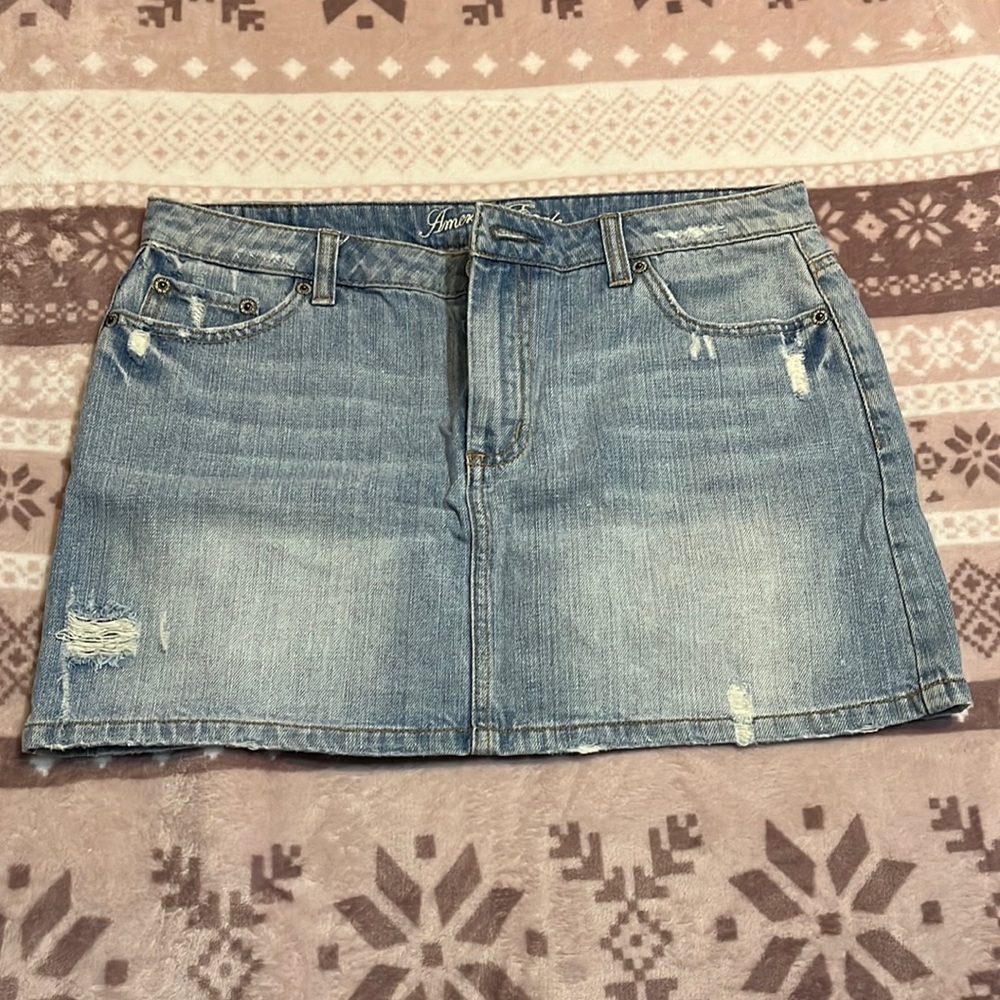 AE Denim Mini Skirt
